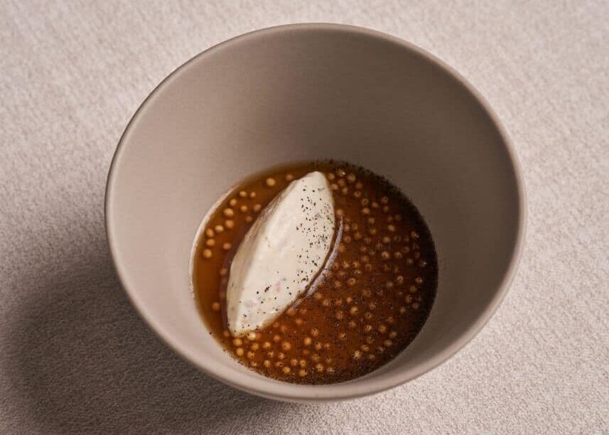 Amuse Bouche, featuring eggplant in multiple forms
