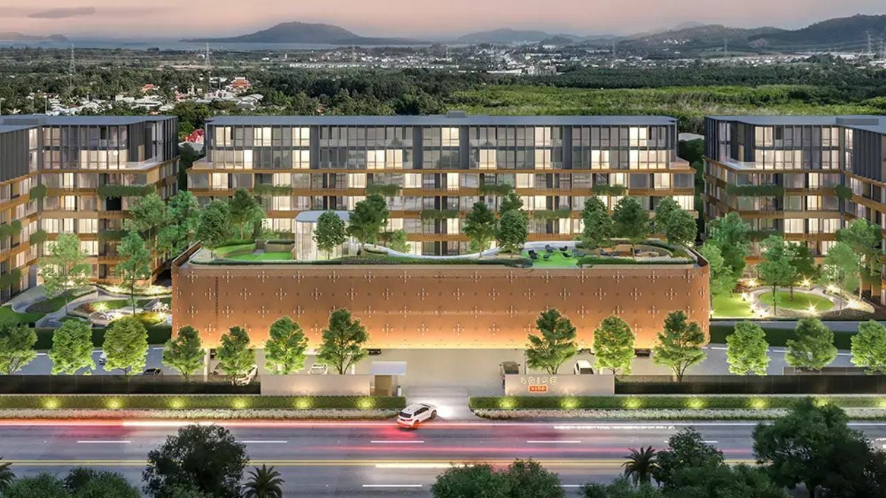 The exterior of Arise Vibe, a condo for sale in Phuket