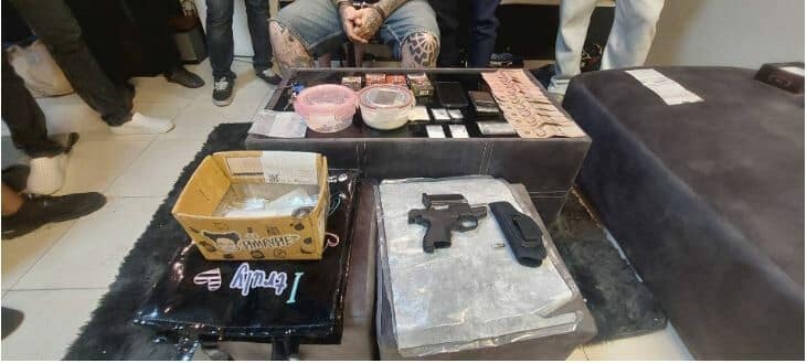 German drug dealer busted in Pattaya with cocaine and gun | News by Thaiger