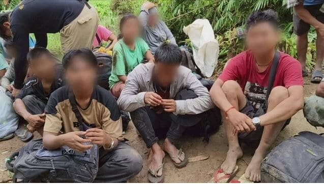 20 Myanmar migrants nabbed in Thai rubber plantation | News by Thaiger