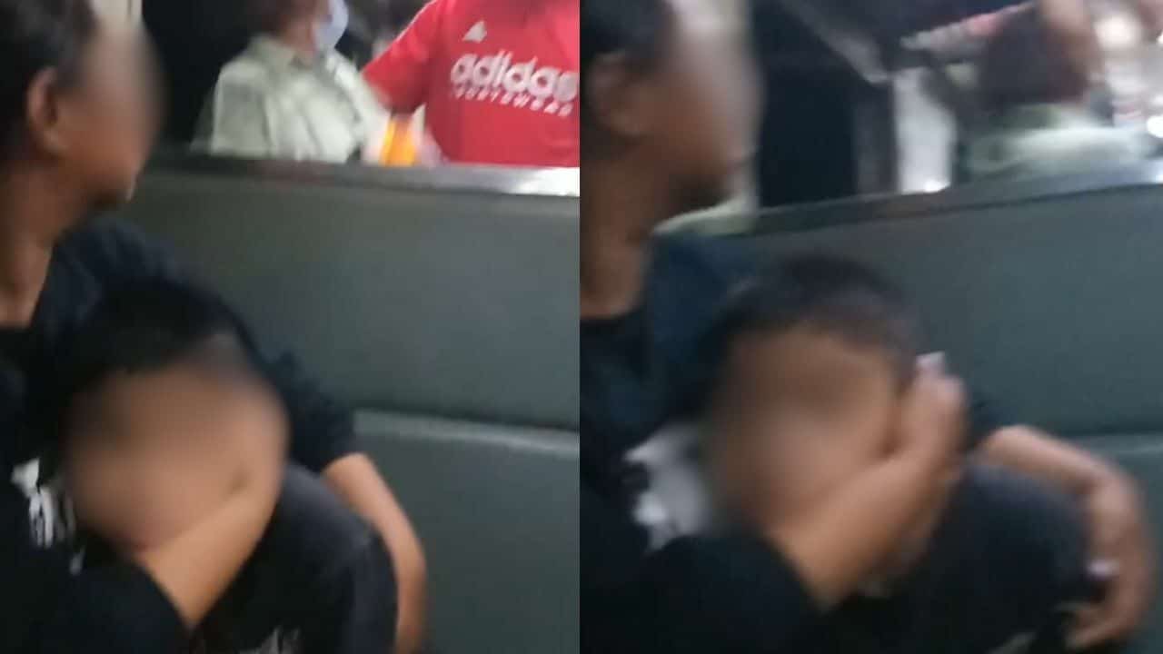 Thai mother protects son after altercation breaks out on train to Chiang Mai