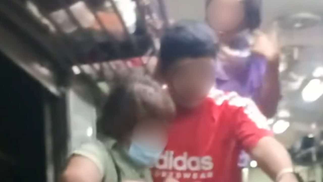 Thai woman kicked another passenger on train