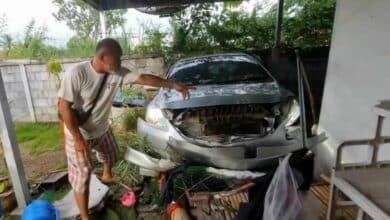 British man flees after crashing sedan into house in Udon Thani