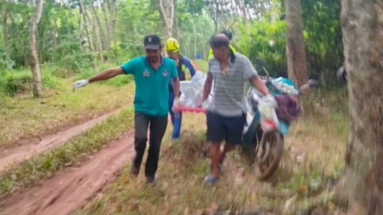 Thai man and son arrested over murder of woman in rubber plantation | News by Thaiger