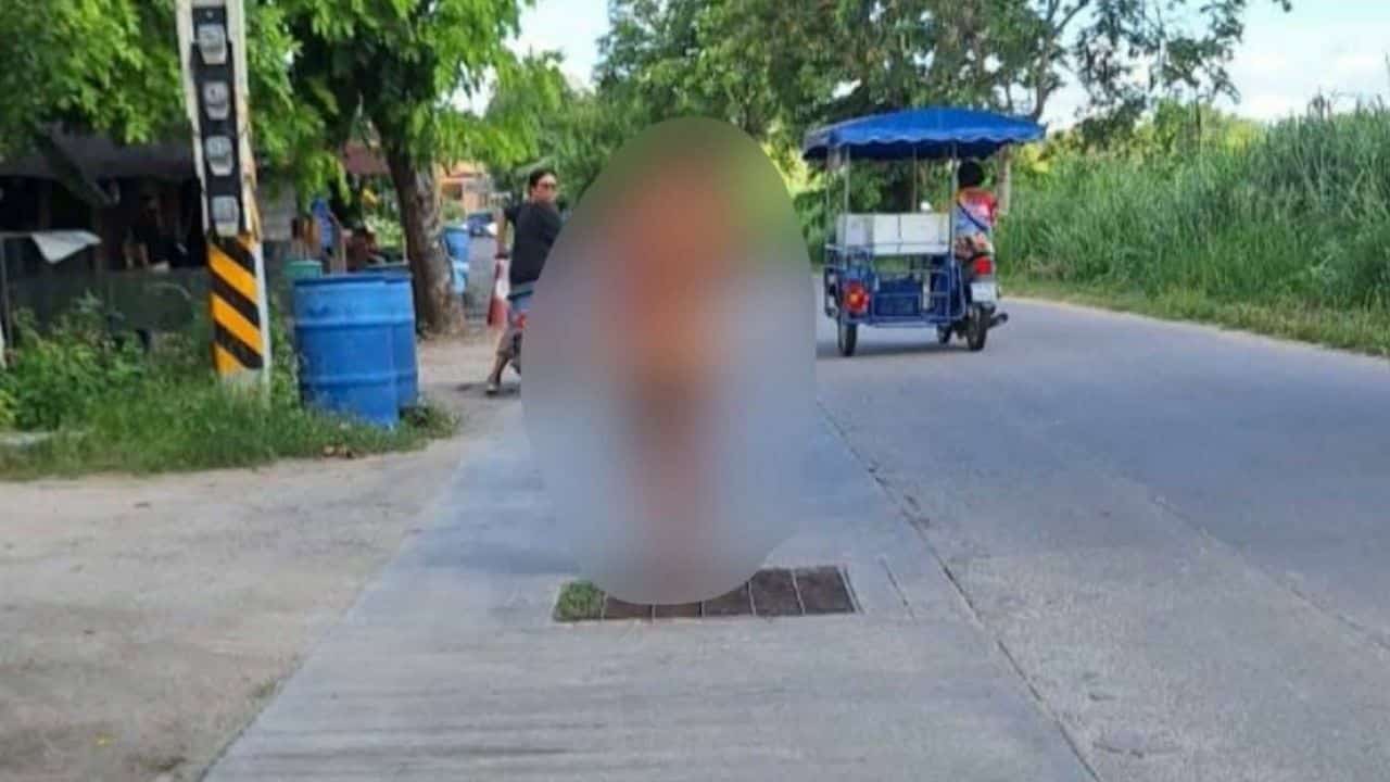 Naked woman attacks helper