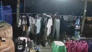 CCTV captures man sniffing men’s underwear outside Udon Thani dormitory