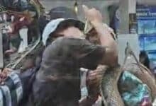 Foreign man caught on viral video kissing Naga statue in Phuket