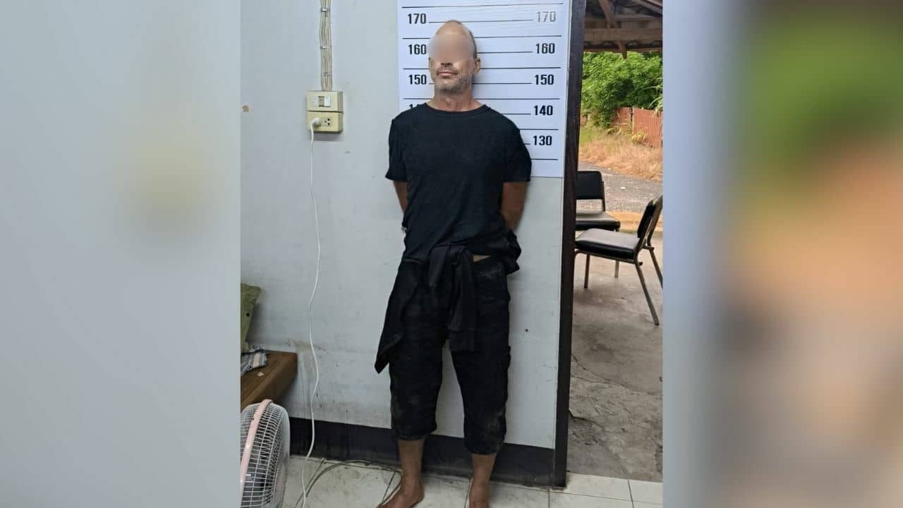 Drunk foreign man arrested in Loei