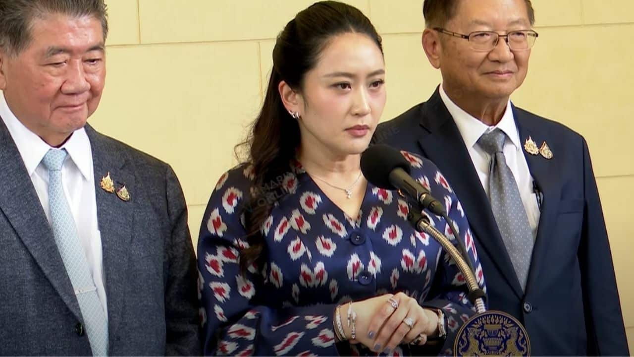 Paetongtarn denies settign herself agianst military