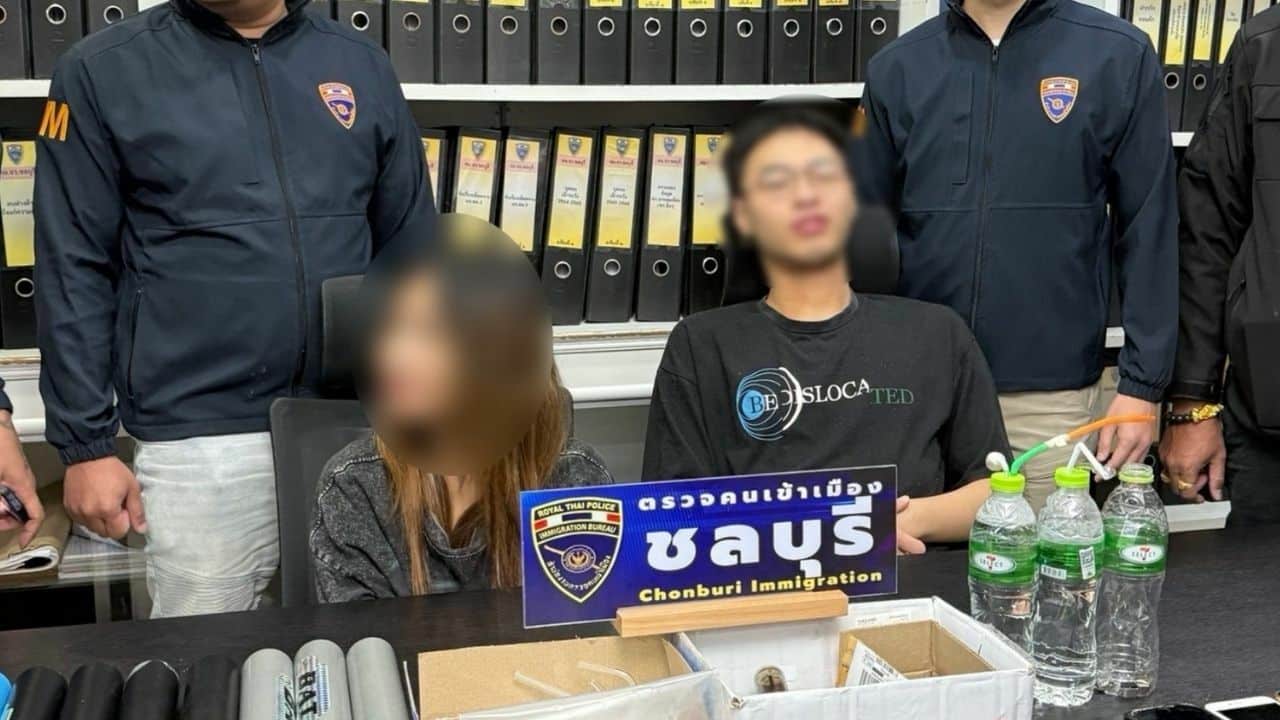 Taiwanese man arrested after rampage with drugs and weapons in Pattaya | News by Thaiger