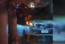 Foreign man drives against traffic flow and confronts Phuket motorist