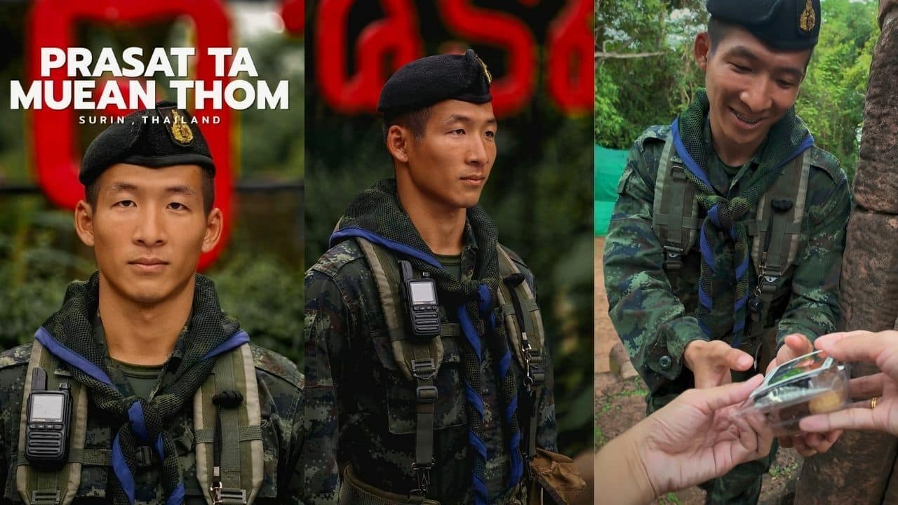 TikTok project encourage Thai soldiers at border