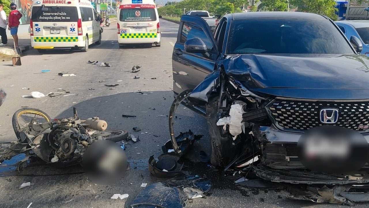 Police drives against traffic flow and fatally crashes woman in Ratchaburi | News by Thaiger