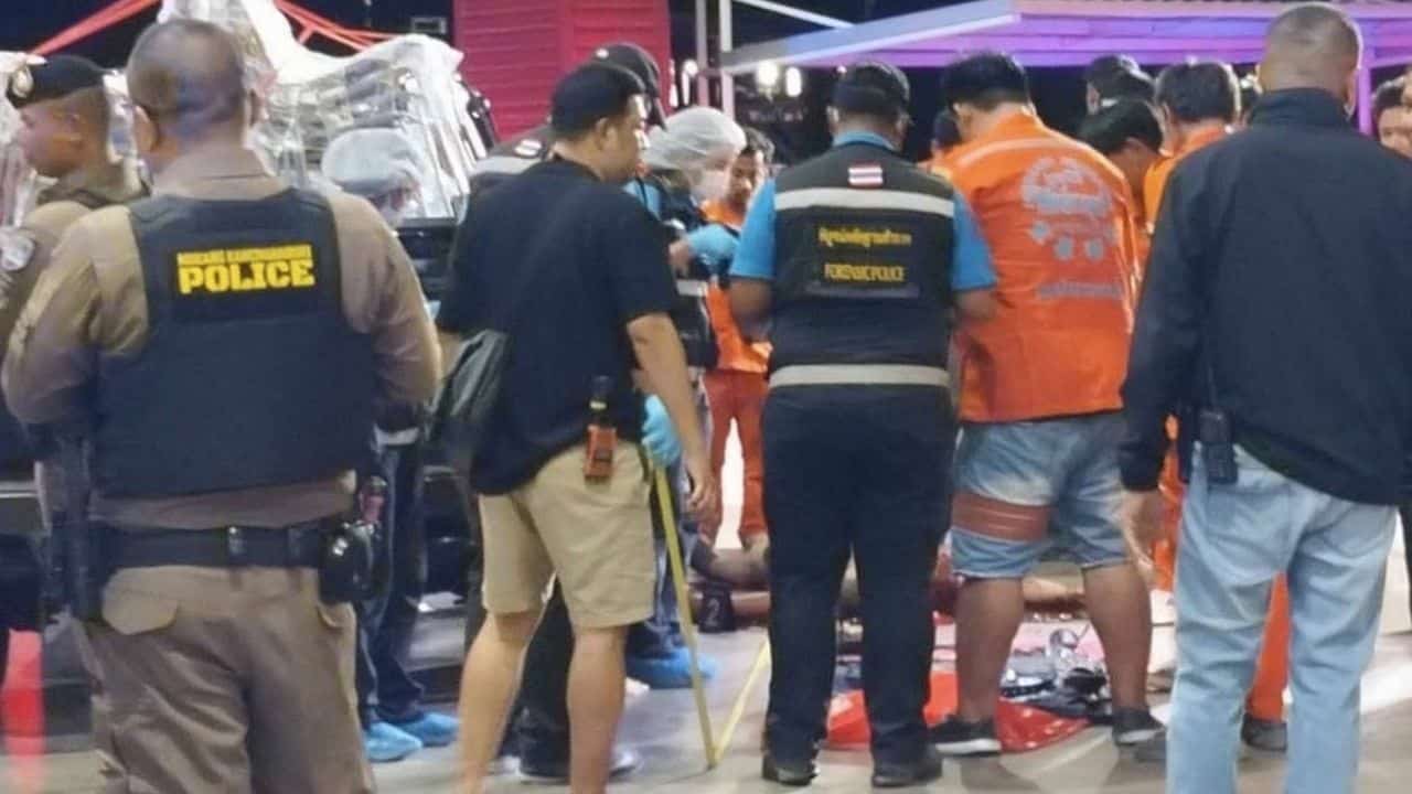 Fatal shoooting at mall car park Kanchanaburi