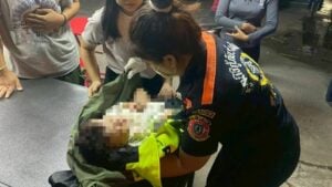 Laotian woman killed and baby injured as taxi driver speeds through zebra crossing
