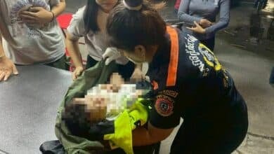 Laotian woman killed and baby injured as taxi driver speeds through zebra crossing