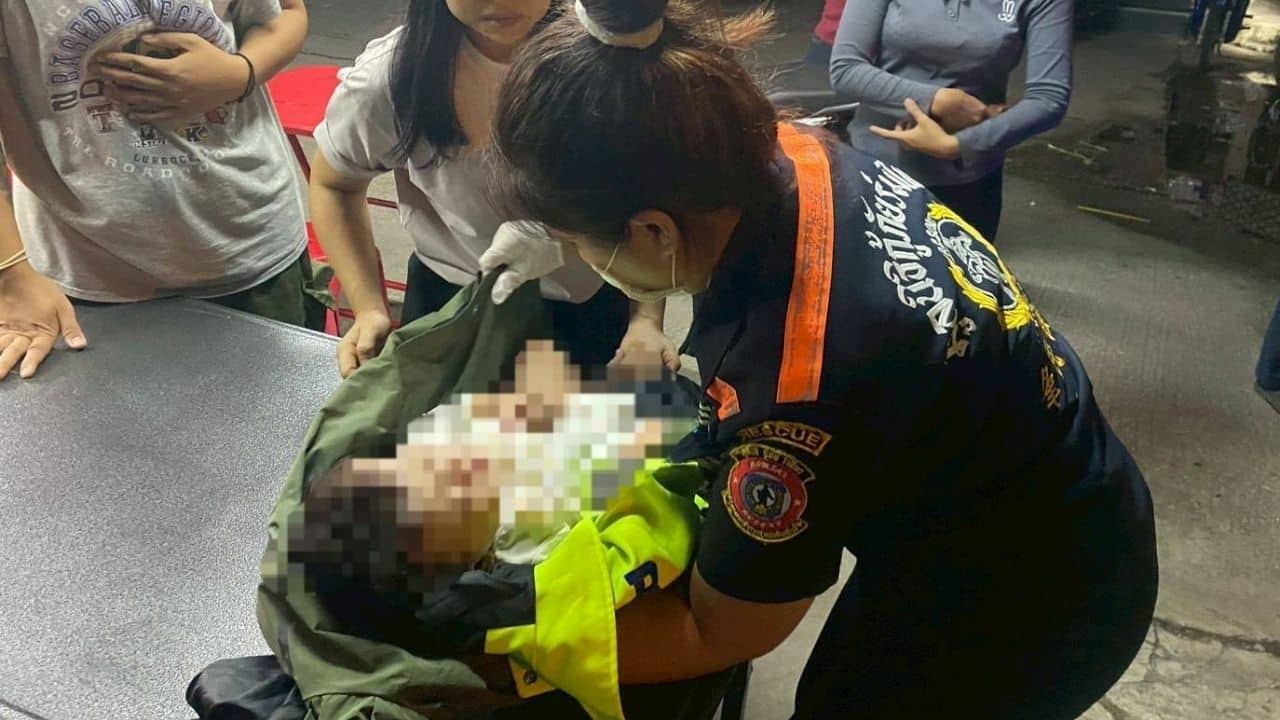 Laotian woman killed and baby injured as taxi driver speeds through zebra crossing
