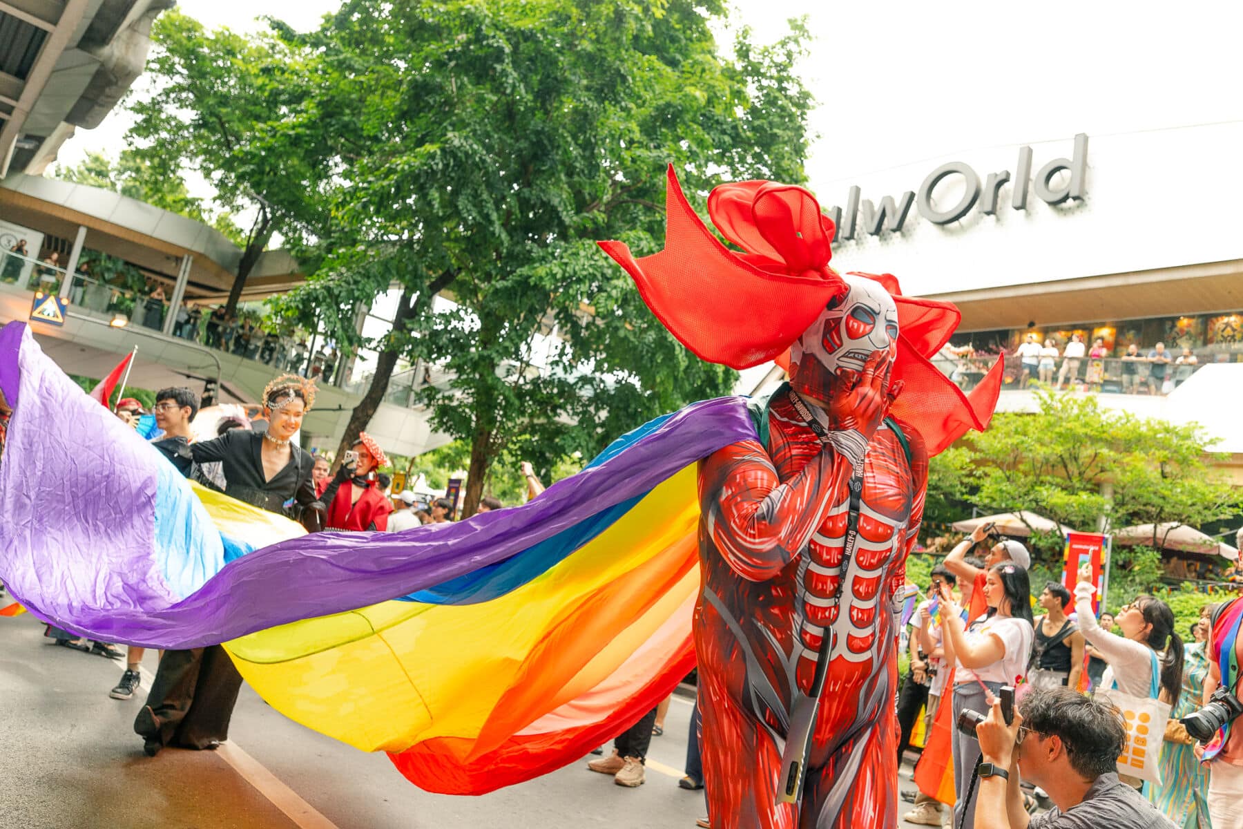 Pride Parade journey at centralwOrld