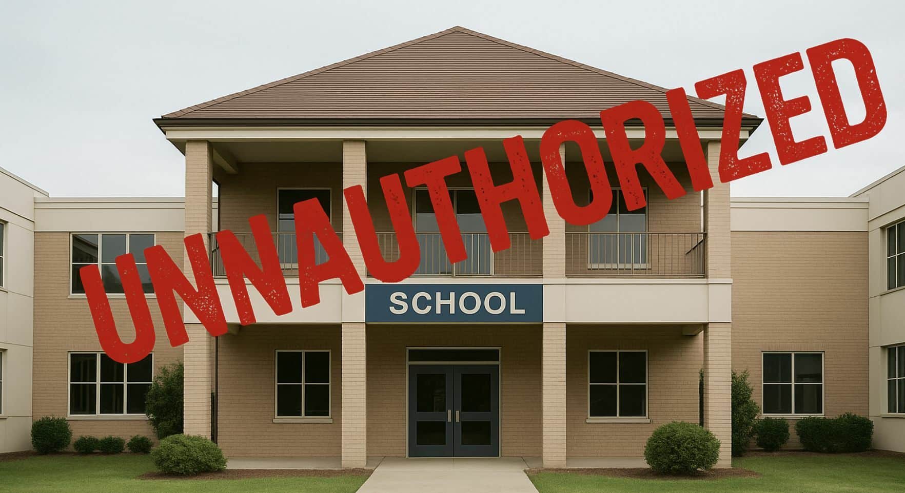 Graphic about unauthorised schools