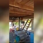 Elderly woman leaps to safety after snake scare in Roi Et (video)