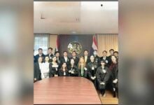 Health minister denies favouritism in photos with Chinese students