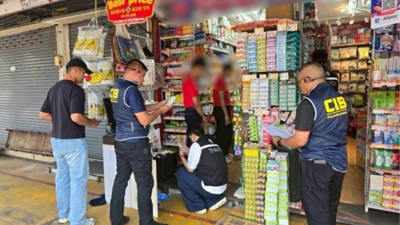 Bangkok minimarts busted for selling illegal drugs and herbs