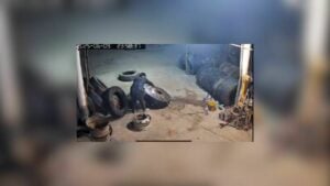 Bangkok mechanic dodges tyre explosion in viral TikTok shocker (video)