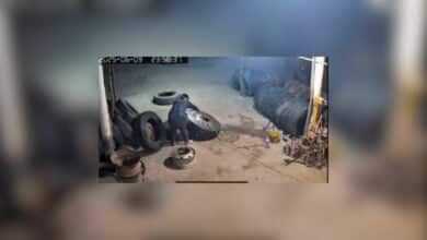 Bangkok mechanic dodges tyre explosion in viral TikTok shocker (video)