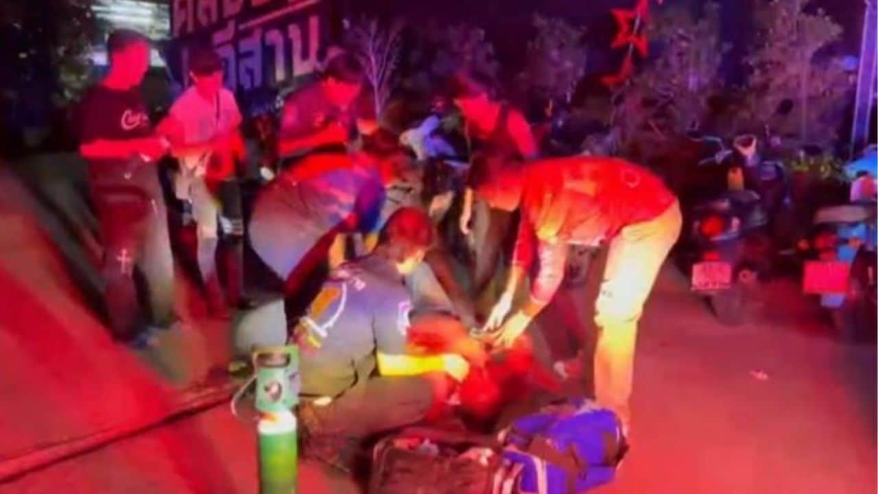 Drunk Swede run over after passing out in Pattaya car park