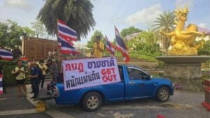 ‘Get out!’: Rally erupts in Phuket over PM’s leaked clip