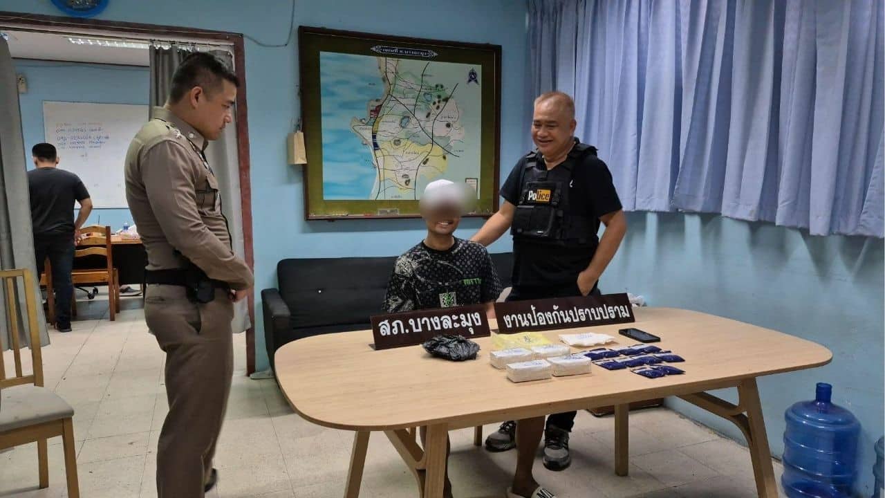 Chon Buri farmer busted with 10,000 meth pills in sting