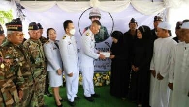 Phuket soldier honoured in royal ceremony after fatal sniper attack