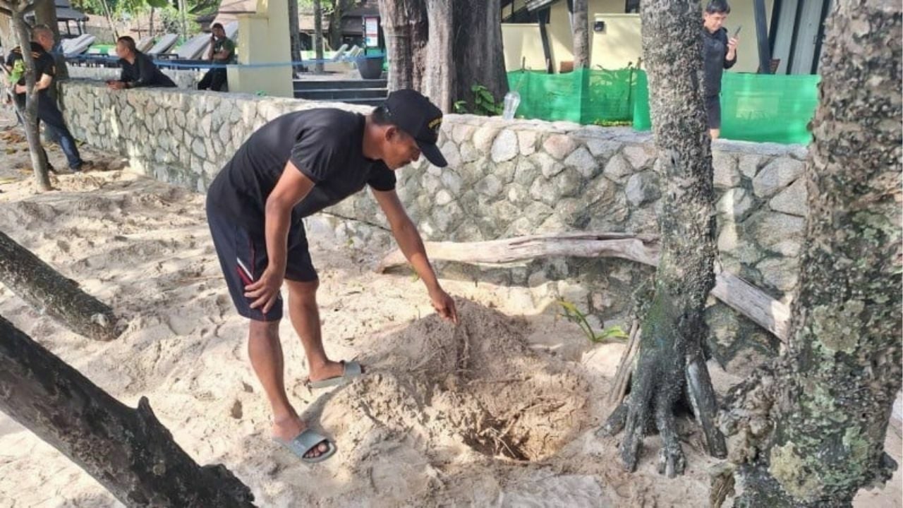 Patong Beach bomb scare: Hidden explosives uncovered in sand