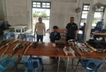 Trang car shop raided for illegal firearm production