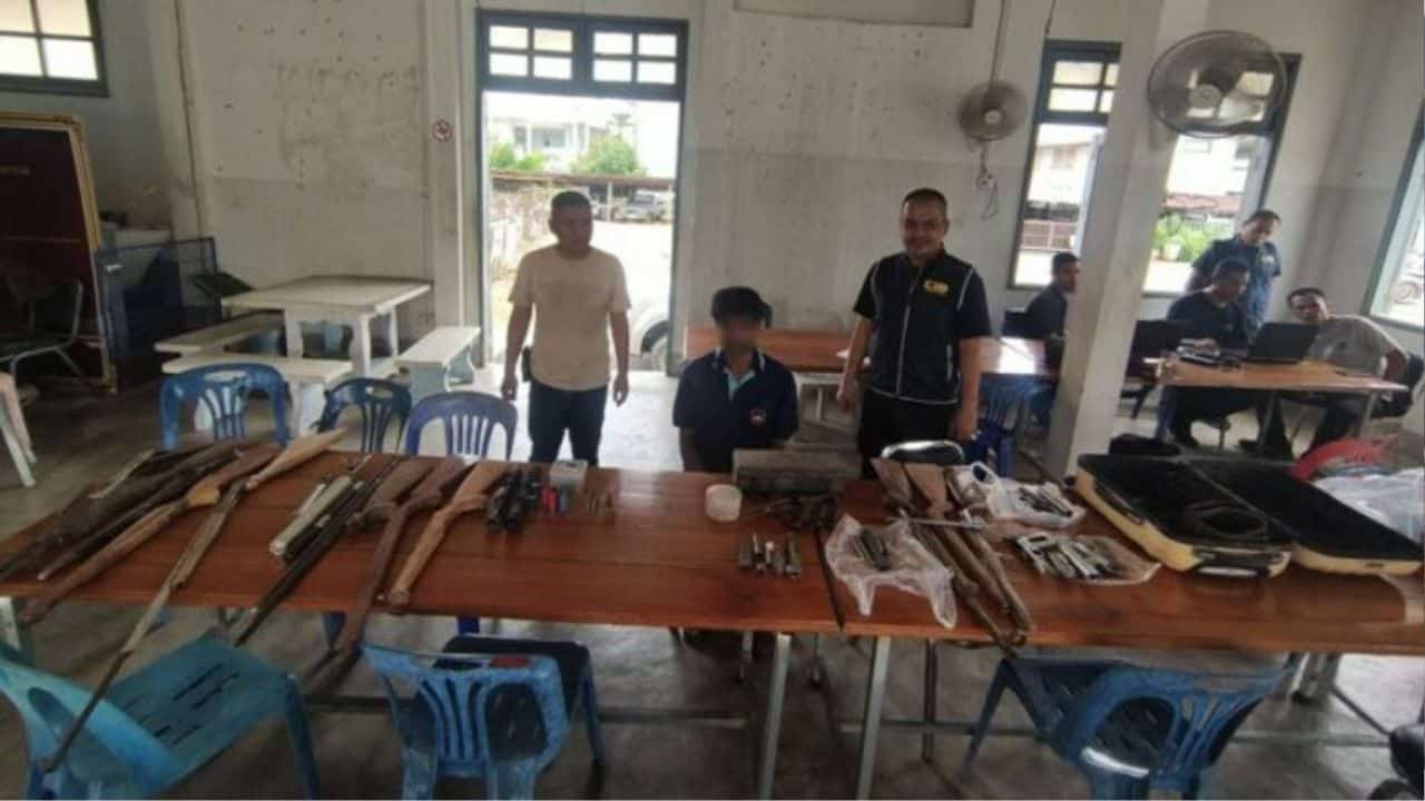 Trang car shop raided for illegal firearm production