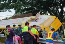 Driver falls asleep, causing fatal Rayong-Surat Thani bus crash