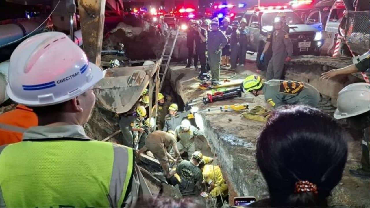 Construction worker dies in landslide on Rama 2 Road