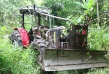Tractor accident in Chumphon claims life, colleague survives
