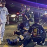 Track horror! Pattaya biker crash leaves pensioner fighting for leg | Thaiger