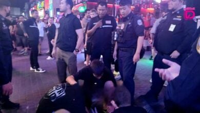 Rap battle: Russian teens brawl on Pattaya Walking Street