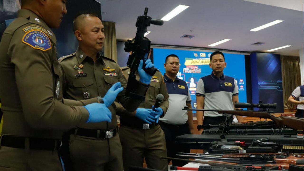 Thai police seize firearms, arrest 12 in illegal arms crackdown
