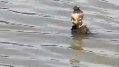 Mysterious floating statue in Bang Pakong River captivates viewers