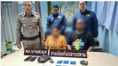 Pattaya couple cuffed for meth deal with toddler in tow