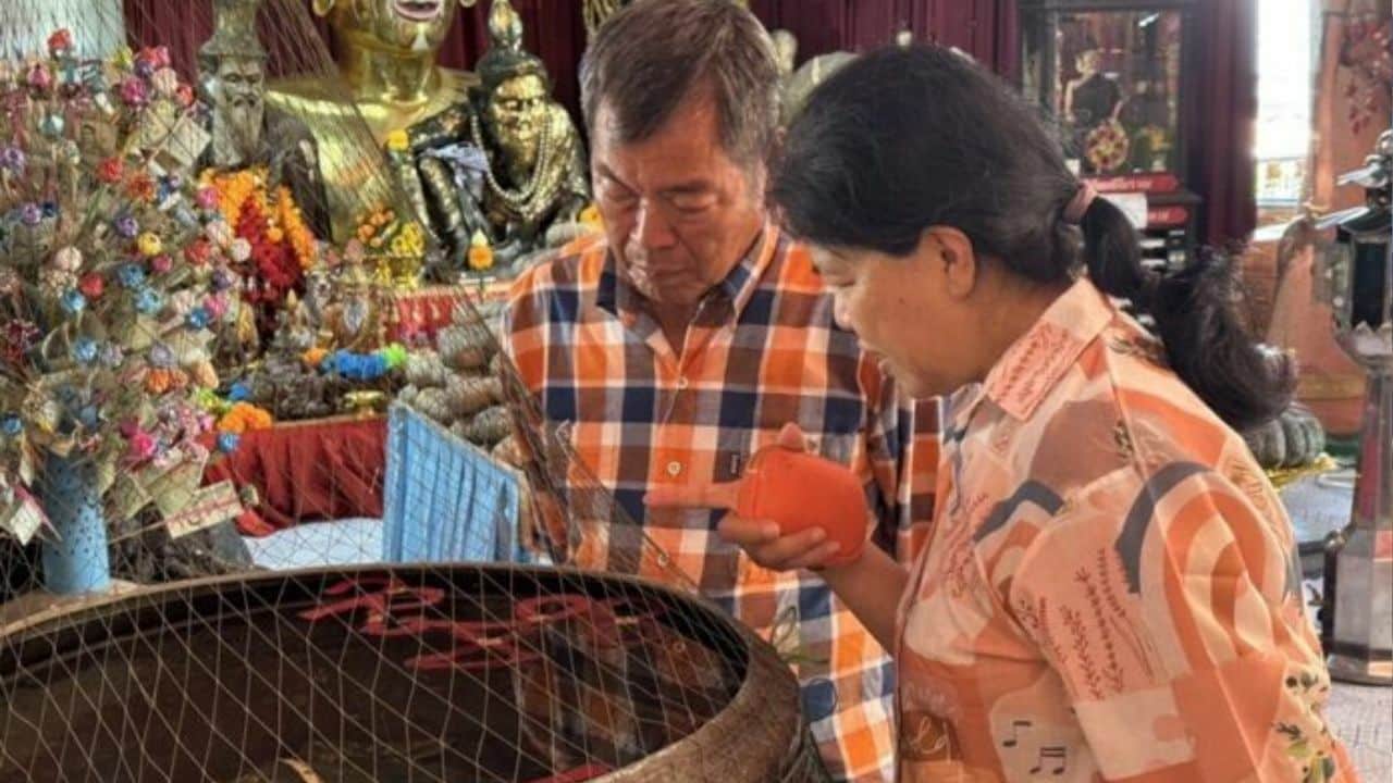 Woman wins 190,000 baht lottery after shrine visit