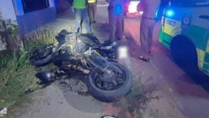 Motorbike collision in Pathum Thani leads to rider’s tragic death
