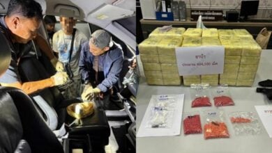 Bangkok police seize 600,000 meth pills in Nonthaburi raid
