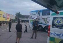 Man found dead on bus in Lampang, no foul play suspected