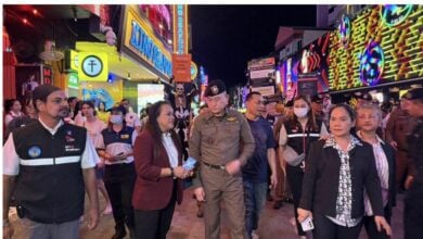 Street patrol cracks down on Pattaya Walking Street sleaze