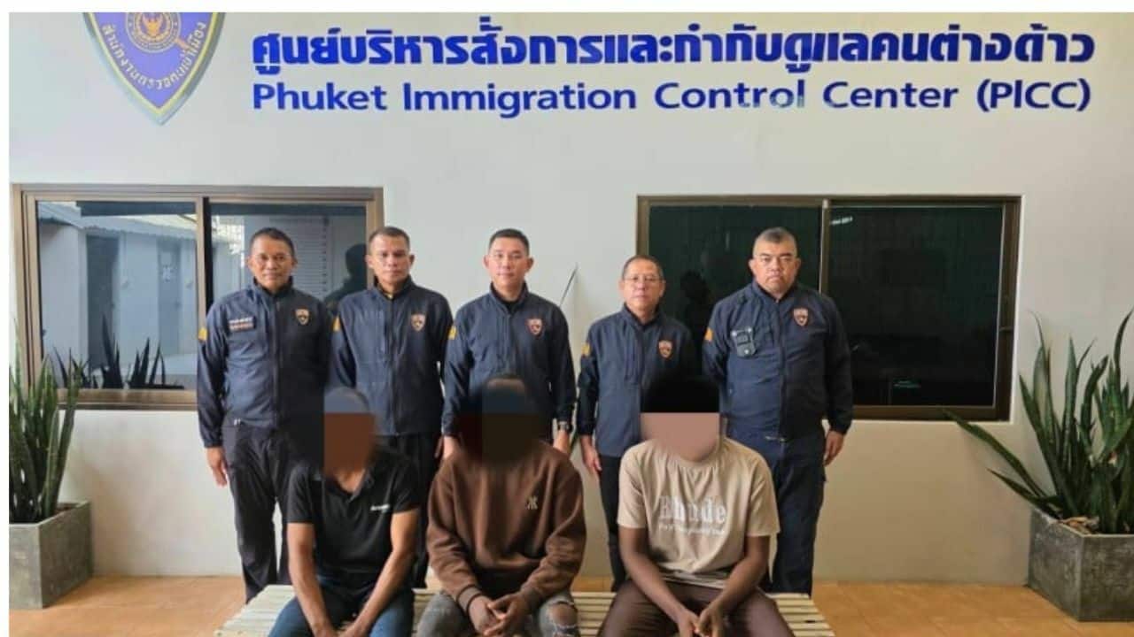 Visa villains! Nigerian trio nicked in Phuket overstay drama