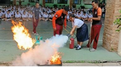 Class action: Thai schoolkids fight fire with fryer power